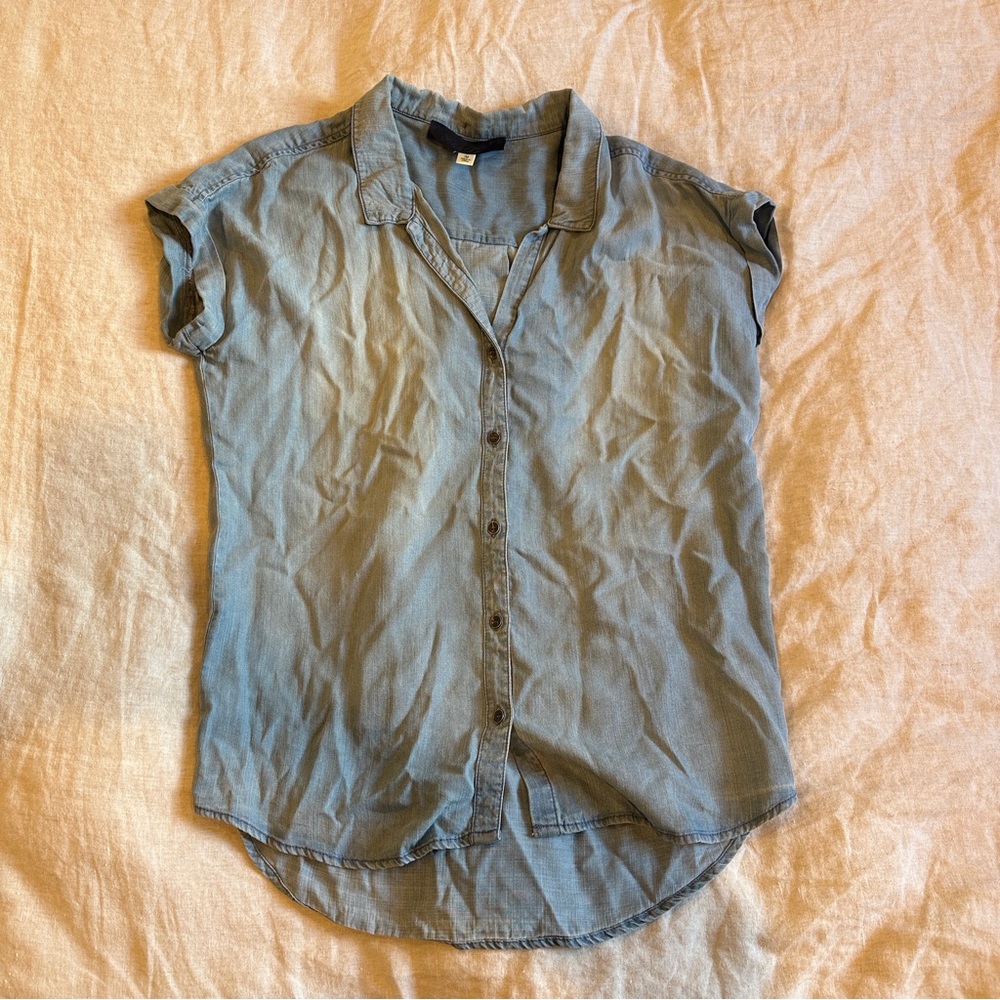 Denim Short Sleeve Shirt
